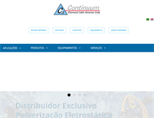 Tablet Screenshot of continuumchemical.com.br